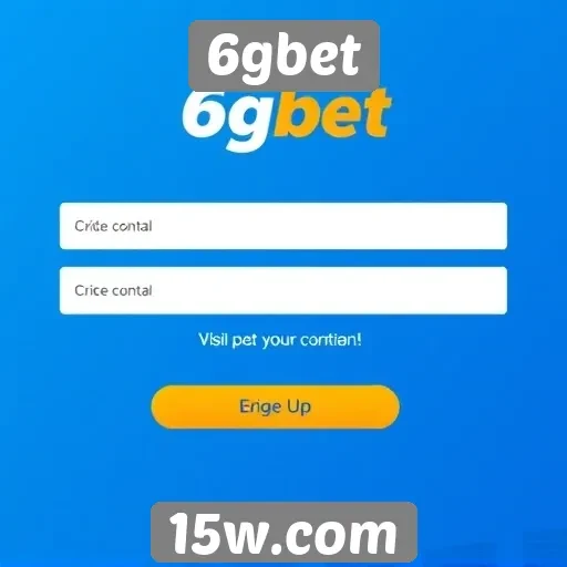 Como criar uma conta no 6gbet de forma simples